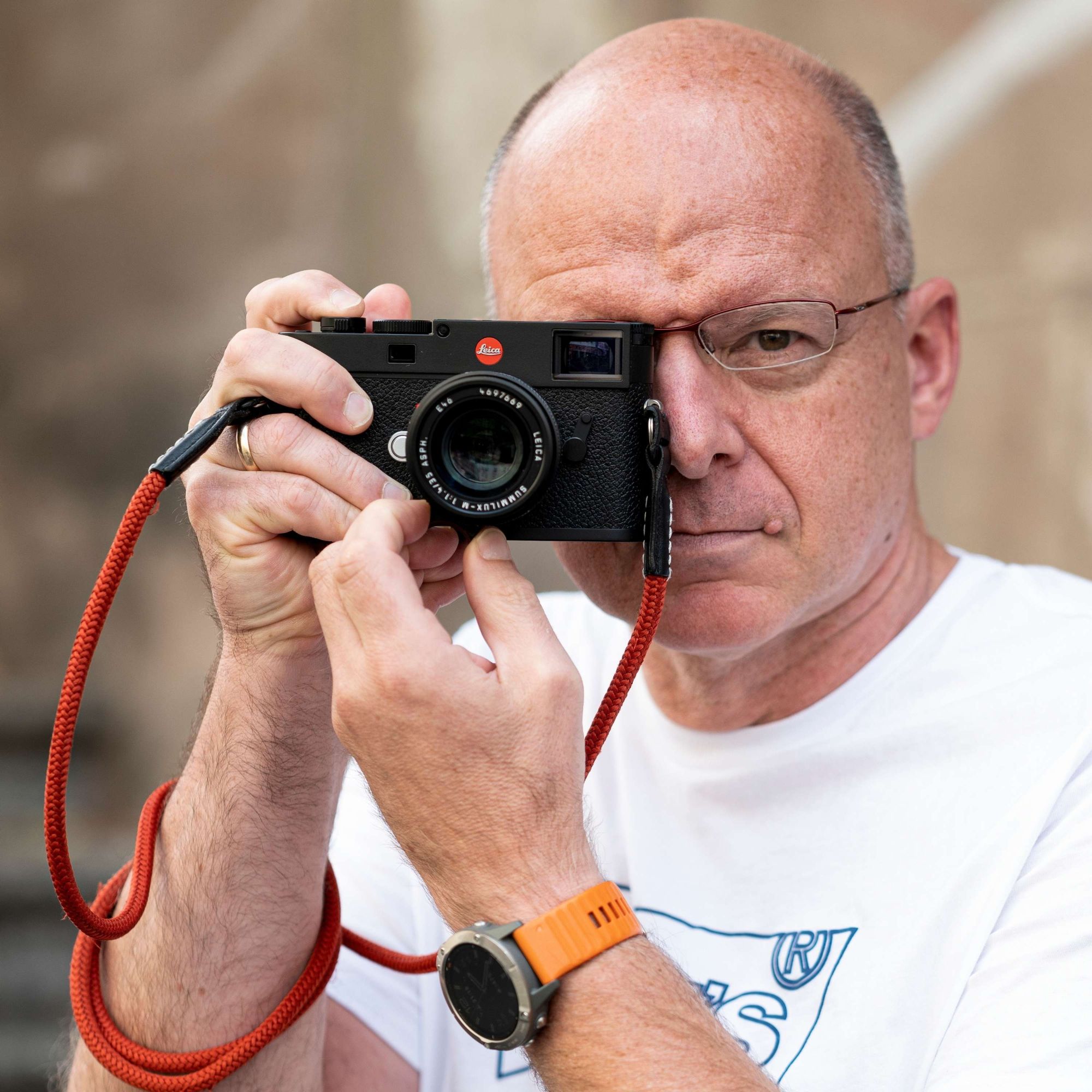 Michel Birnbacher fotografiert mit einer Leica M